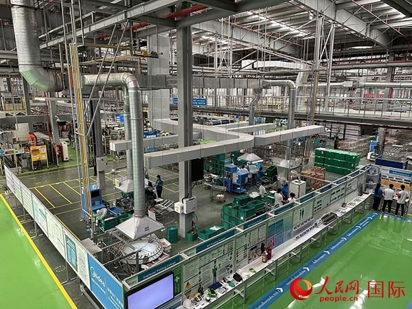 中企美的泰國(guó)工廠。人民網(wǎng)記者 簡(jiǎn)承淵攝