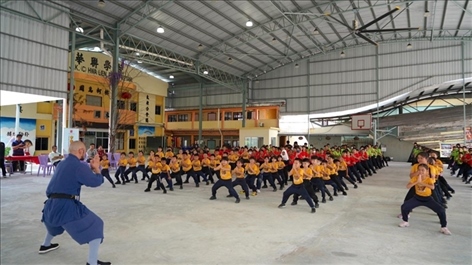 少林武術(shù)教學(xué)。主辦方供圖