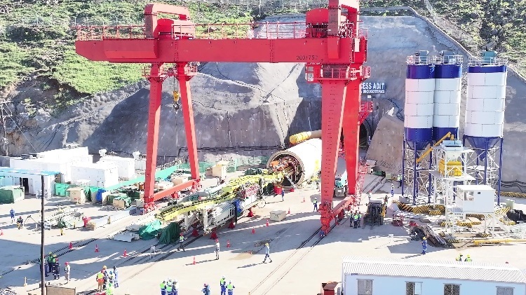 項目步進現(xiàn)場。中水電十一局供圖