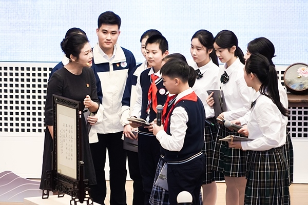 首屆全國“博物館里的大思政課”示范交流活動。學校供圖