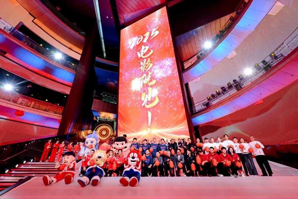 2025年春節(jié)檔電影主創(chuàng)合影。（圖片由主辦方提供）