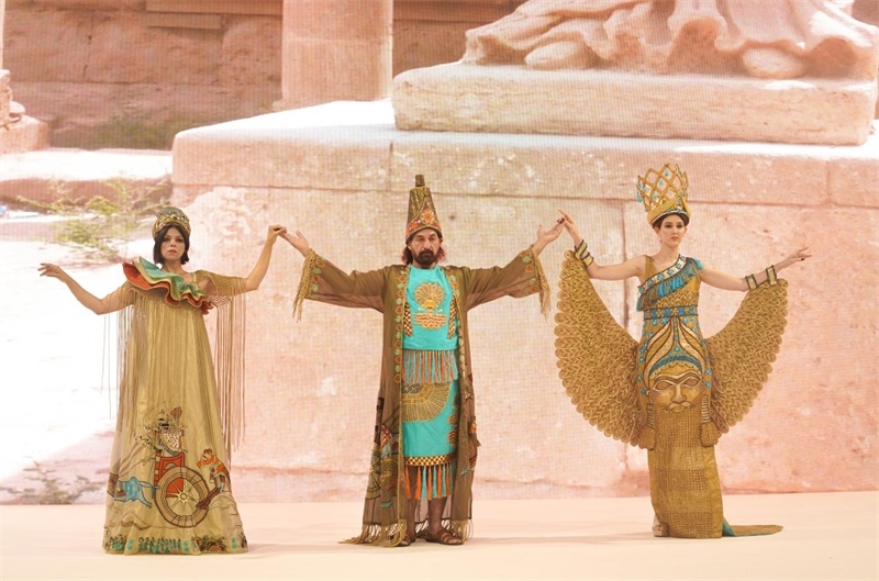 伊拉克時(shí)尚館去年9月舉辦的時(shí)裝展一景。伊拉克時(shí)尚館供圖