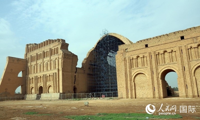 塔克基思拉宮遺址。人民網 伊納斯·易卜拉欣攝