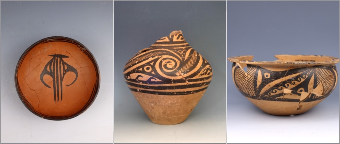 甘肅臨洮寺洼遺址出土的馬家窯類型彩陶。全國十大考古新發(fā)現(xiàn)活動辦公室供圖