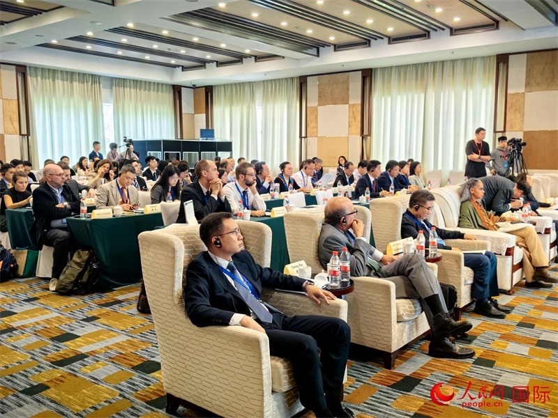 “通往COP30之路：中巴植樹造林和碳匯合作研討活動”現(xiàn)場。人民網(wǎng)記者 符園園攝