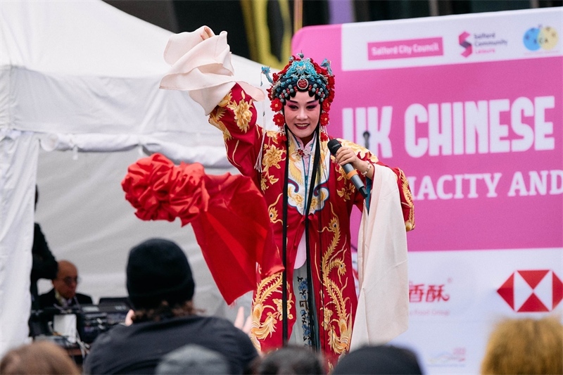 演員蔡衛(wèi)莉的秦腔表演贏得陣陣好評。 楊浩鵬攝