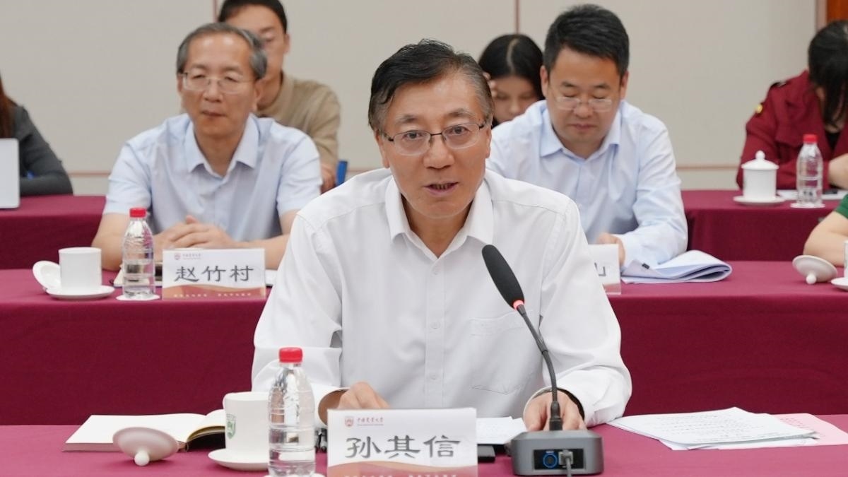 中國(guó)工程院院士、中國(guó)農(nóng)業(yè)大學(xué)校長(zhǎng)孫其信。校方供圖